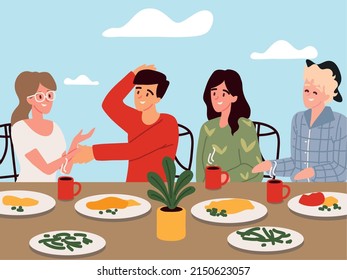 people eating in the restaurant, design