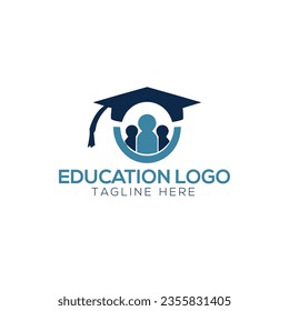 plantilla de logotipo de personas y educación
