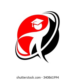 People Education, Student University Logo Template