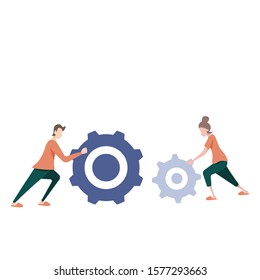 People are engaged in a common cause, creating a strong mechanism