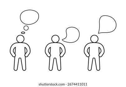 Personas involucradas en diferentes tipos de expresiones de comunicación