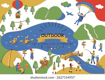 People Enjoying the Great Outdoors