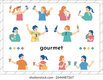People enjoying a meal together