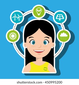 people and environment isolated icon design, vector illustration  graphic 