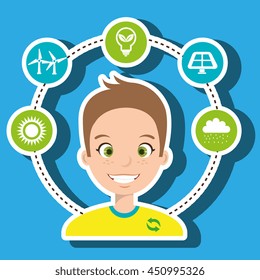 people and environment isolated icon design, vector illustration  graphic 