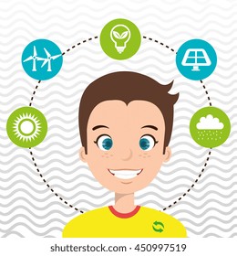 people and environment isolated icon design, vector illustration  graphic 