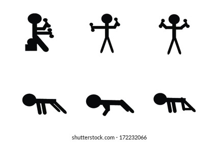People exercising for health and fitness