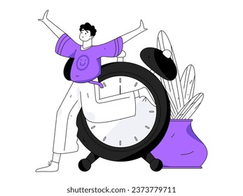 People exercising healthy running vector internet operation illustration
