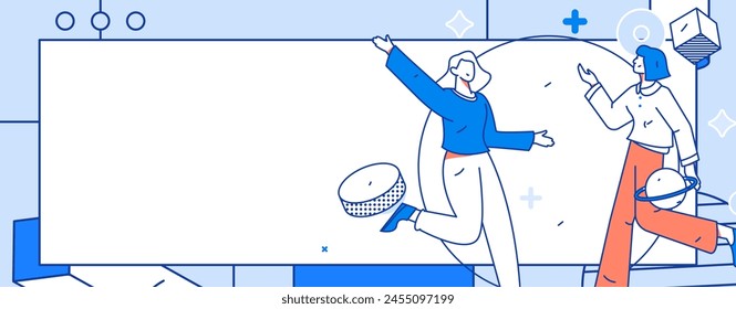 People exercising healthy running vector internet operation illustration
