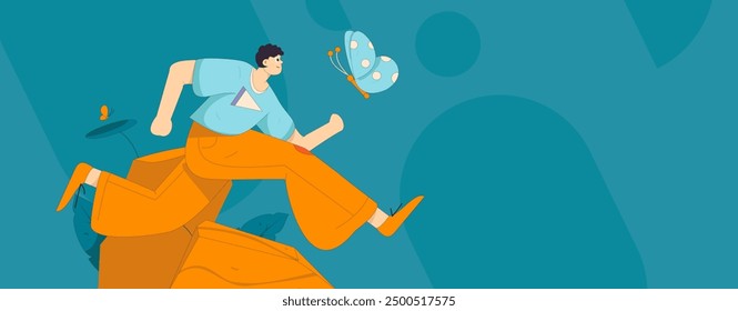 Personas ejercitando el funcionamiento saludable del Vector Ilustración de la operación de Internet
