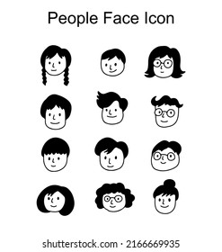 people face icon for your material design