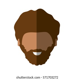 people face man with mustache icon image design, vctor illustration