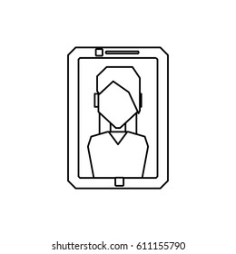 People faceless shapes and business isometric icons
