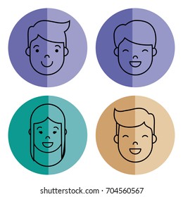 people faces icon