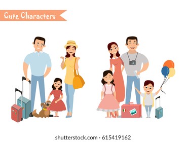 Dad And Son Airport Stock Vectors Images Vector Art Shutterstock