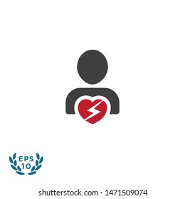 people feeling icon vector logo template