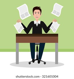 People feelings and emotions, vector illustration eps 10