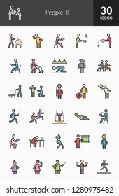 People Filled Icons