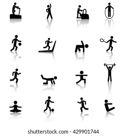 People Fitness Icons