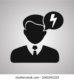 people flash icon