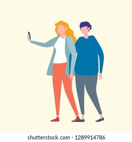 People Flat Icon Vector Graphic Download Template