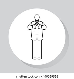 People flat  icon. vector illustration.