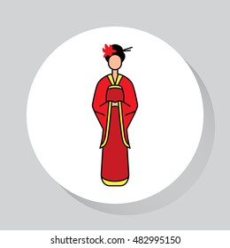 People flat  icon. vector illustration.