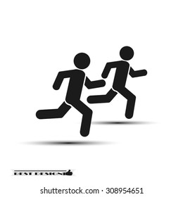 people flee