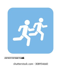 people flee