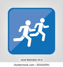 people flee