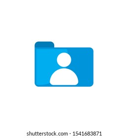 People Folder Logo Design For Human Resources Company Identity