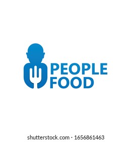 People Food Logo Template Design