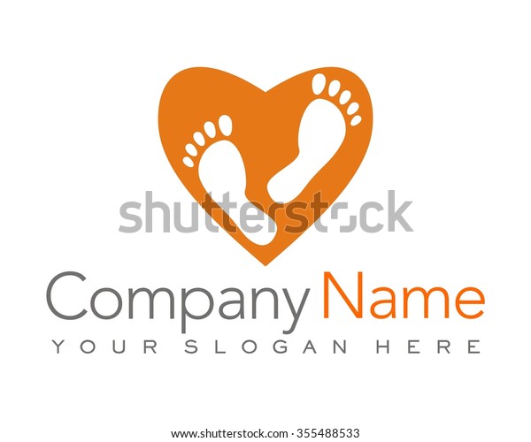 People Foot Step Logo Icon Vector Stock Vector (Royalty Free) 355488533