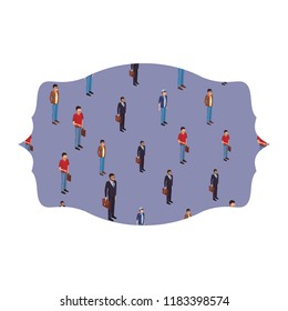 People frame isolated
