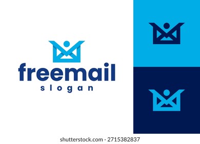 people freedom mail logo vector