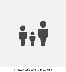 people friend s icon,family vector together United and cooperation gray eps10