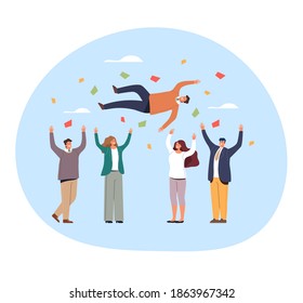胴上げ のイラスト素材 画像 ベクター画像 Shutterstock 胴上げ のイラスト素材 画像 ベクター画像 Shutterstock