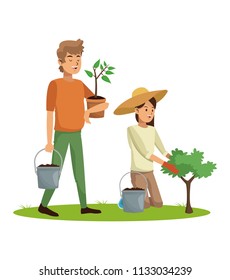 People and gardening