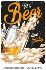 People gather to celebrate the start of the weekend with cold beers in hand laughter and good conversation on a Friday evening.