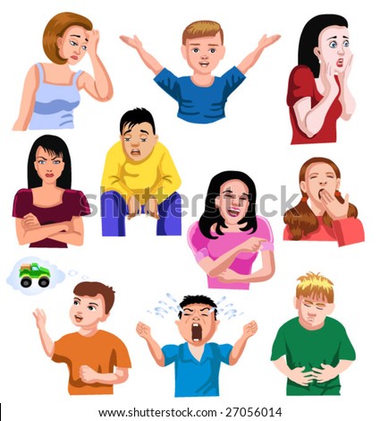 people gestures and expressions
