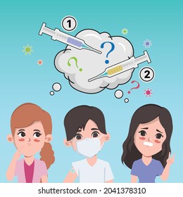 People get covid-19 vaccine at hospital to protected from virus.