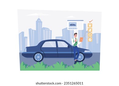 People Giving Reviews On Electric Car