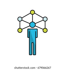 people global connection to social network