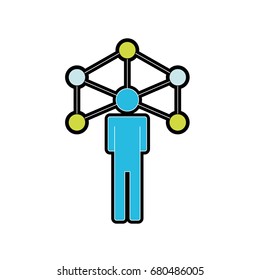 people global connection to social network