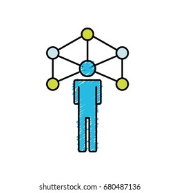people global connection to social network