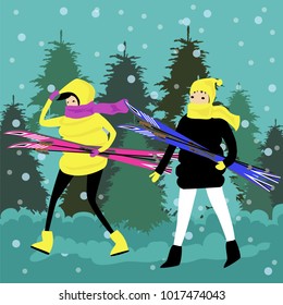 people are going to ski