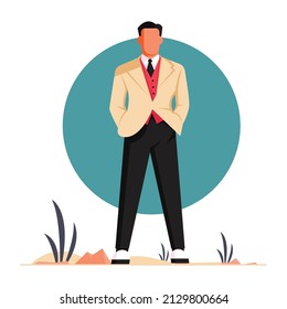 People Graphic Vector Flat Illustration