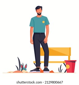 Ilustración plana de vectores gráficos de personas