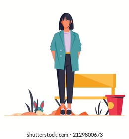 People Graphic Vector Flat Illustration