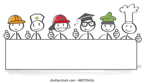 People Group Different Occupation Set, International Labor Day

